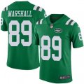 New York Jets #89 Jalin Marshall Limited Green Rush Vapor Untouchable NFL Jersey