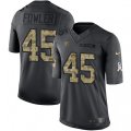 Tennessee Titans #45 Jalston Fowler Limited Black 2016 Salute to Service NFL Jersey