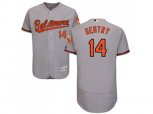 Baltimore Orioles #14 Craig Gentry Grey Flexbase Authentic Collection Stitched MLB Jersey