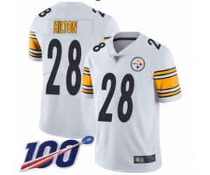 Pittsburgh Steelers #28 Mike Hilton White Vapor Untouchable Limited Player 100th Season Football Jersey