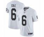 Oakland Raiders #6 A.J. Cole White Vapor Untouchable Limited Player Football Jersey