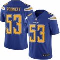 Los Angeles Chargers #53 Mike Pouncey Elite Electric Blue Rush Vapor Untouchable NFL Jersey