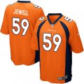 Denver Broncos #59 Josey Jewell Game Orange Team Color NFL Jersey