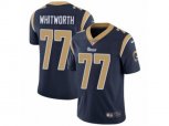 Los Angeles Rams #77 Andrew Whitworth Vapor Untouchable Limited Navy Blue Team Color NFL Jersey