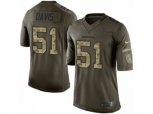 Denver Broncos #51 Todd Davis Limited Green Salute to Service NFL Jersey