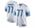 Detroit Lions #77 Frank Ragnow Game White Football Jersey