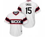 Chicago White Sox #15 Adam Engel Replica White 2013 Alternate Home Cool Base Baseball Jersey
