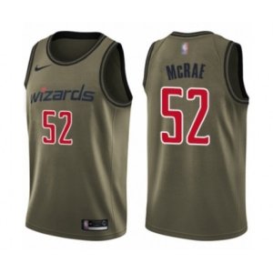 Washington Wizards #52 Jordan McRae Swingman Green Salute to Service Basketball Jersey