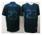 Houston Texans #23 Arian Foster navy blue [Drenched Limited]