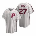 Nike Philadelphia Phillies #27 Aaron Nola White Cooperstown Collection Home Stitched Baseball Jersey