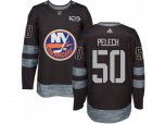 New York Islanders #50 Adam Pelech Black 1917-2017 100th Anniversary Stitched NHL Jersey