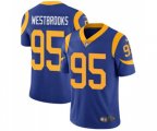 Los Angeles Rams #95 Ethan Westbrooks Royal Blue Alternate Vapor Untouchable Limited Player Football Jersey