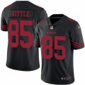 San Francisco 49ers #85 George Kittle Limited Black Rush Vapor Untouchable NFL Jersey