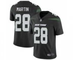 New York Jets #28 Curtis Martin Black Alternate Vapor Untouchable Limited Player Football Jersey