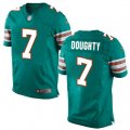 Miami Dolphins #7 Brandon Doughty Elite Aqua Green Alternate NFL Jersey