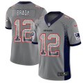 New England Patriots #12 Tom Brady Drift Fashion Jersey (2)