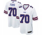 Buffalo Bills #70 Cody Ford Game White Football Jersey