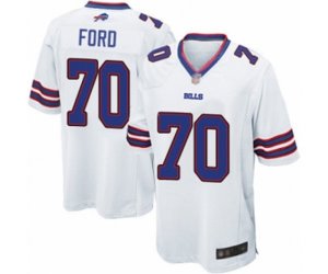 Buffalo Bills #70 Cody Ford Game White Football Jersey