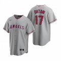 Nike Los Angeles Angels #17 Shohei Ohtani Gray Road Stitched Baseball Jersey
