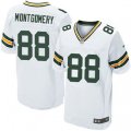 Green Bay Packers #88 Ty Montgomery Elite White NFL Jersey