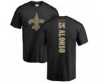 New Orleans Saints #54 Kiko Alonso Black Backer T-Shirt
