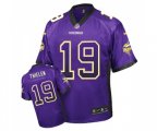 Minnesota Vikings #19 Adam Thielen Elite Purple Drift Fashion Football Jersey