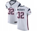 New England Patriots #32 Devin McCourty White Vapor Untouchable Elite Player Football Jersey