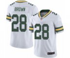 Green Bay Packers #28 Tony Brown White Vapor Untouchable Limited Player Football Jersey