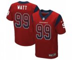 Houston Texans #99 J.J. Watt Elite Red Alternate Drift Fashion Football Jersey
