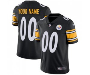 Pittsburgh Steelers Customized Black Team Color Vapor Untouchable Limited Player Football Jersey