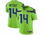 Seattle Seahawks #14 D.K. Metcalf Limited Green Rush Vapor Untouchable Football Jersey
