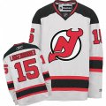New Jersey Devils #15 Jamie Langenbrunner Authentic White Away NHL Jersey