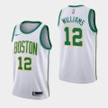 Boston Celtics #12 Grant Williams White City Nike Jersey