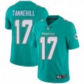 Miami Dolphins #17 Ryan Tannehill Aqua Green Team Color Vapor Untouchable Limited Player NFL Jersey