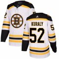 Boston Bruins #52 Sean Kuraly Authentic White Away NHL Jersey
