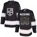 Los Angeles Kings #56 Kurtis MacDermid Authentic Black Drift Fashion NHL Jersey