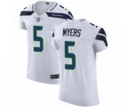 Seattle Seahawks #5 Jason Myers White Vapor Untouchable Elite Player Football Jersey
