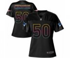 Women New England Patriots #50 Chase Winovich Game Black Fashion Football Jersey