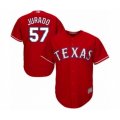 Texas Rangers #57 Ariel Jurado Authentic Red Alternate Cool Base Baseball Player Jersey
