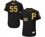 Pittsburgh Pirates #55 Josh Bell Black Alternate Flex Base Authentic Collection Baseball Jersey