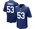 New York Giants #53 Oshane Ximines Game Royal Blue Team Color Football Jersey