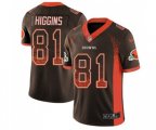 Cleveland Browns #81 Rashard Higgins Limited Brown Rush Drift Fashion Football Jersey
