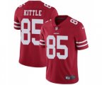 San Francisco 49ers #85 George Kittle Red Team Color Vapor Untouchable Limited Player Football Jersey