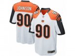 Cincinnati Bengals #90 Michael Johnson Game White NFL Jersey