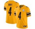 Pittsburgh Steelers #4 Jordan Berry Limited Gold Inverted Legend Football Jersey