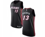 Miami Heat #13 Edrice Adebayo Authentic Black Road Basketball Jersey - Icon Edition