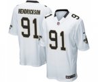 New Orleans Saints #91 Trey Hendrickson Game White Football Jersey