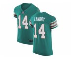 Miami Dolphins #14 Jarvis Landry Aqua Green Alternate Stitched NFL Vapor Untouchable Elite Jersey