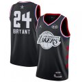 Los Angeles Lakers #24 Kobe Bryant Black Basketball Jordan Swingman 2019 All-Star Game Jersey