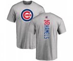 Baseball Chicago Cubs #35 Cole Hamels Ash Backer T-Shirt
